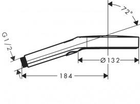 Душова лійка Hansgrohe Rainfinity 130 3jet поліроване золото 26864990