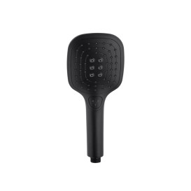 Душова лійка Kroner Edelstahl Kubus-SCH700 106х120 мм пластик чорний CV031196