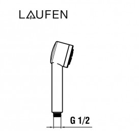 Душова лійка Laufen Aquajet ⌀70 мм 1 режим хром H3619800040071