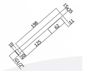 Душевая лейка Paffoni Syncro хром ZDOC 068 CR