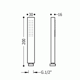 Душова лійка Tres Class з анти вапняним покриттям хром 29963108