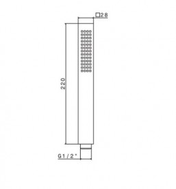 Душевая лейка Vema Vema хром V08181B0010