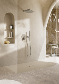 Душова лійка Villeroy & Boch Verve Showers латунь матовий нікель TVS10900600064