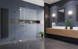 Душевая перегородка фронтальная часть Radaway Euphoria Walk-in VI 140 см хром/прозрачное стекло 383176-01-01