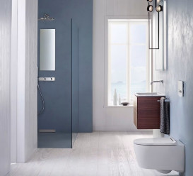 Душевая перегородка Geberit One 149 см прозрачное стекло 560.005.00.1