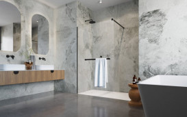 Душевая перегородка Radaway Modo New Black II 95 см черный/прозрачное стекло 389095-54-01W