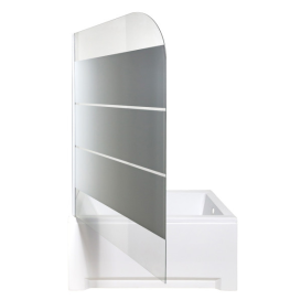 Душова шторка Insana Silva 90 90х140 профіль сатин/скло з малюнком А0056010