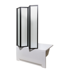 Душевая шторка Insana Tiffani Black 110x140 профиль черный/стекло матовое А0052825