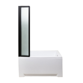 Душевая шторка Insana Tiffani Black 110x140 профиль черный/стекло матовое А0052825