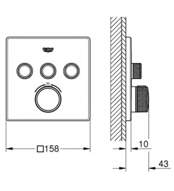 Душевая система Grohe Grohtherm SmartControl с душевым гарнитуром хром 34706000