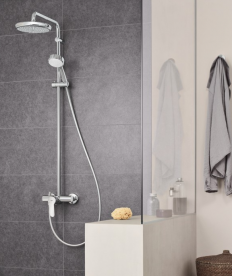 Душевая система Grohe Tempesta Cosmopolitan System 210 с термостатом хром 27922001