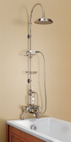 Душевая система Burlington с двухвентильным смесителем верхним и ручным душем H196-CL CHR