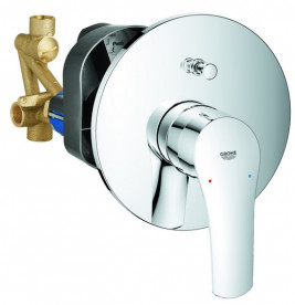 Душевая система Grohe Eurosmart New + Tempesta 250 Cube с верхним и ручным душем хром UA25183004