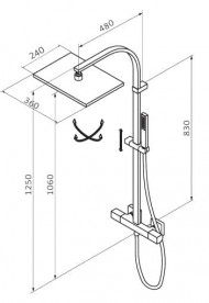 Душевая система GRB Kala хром 60449600XL