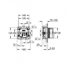 Душевая система Grohe Euphoria Cube хром UA26405SC3