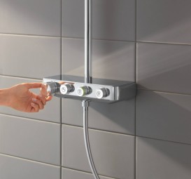 Душова система Grohe Euphoria SmartControl 310 DUO Cube з термостатом хром 26508000