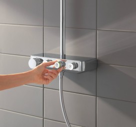 Душова система Grohe Euphoria SmartControl 310 DUO Cube з термостатом хром 26508000