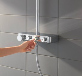 Душова система Grohe Euphoria SmartControl 310 DUO Cube з термостатом хром 26508000