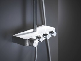 Душевая система Grohe Euphoria SmartControl 310 DUO с термостатом белая луна 26507LS0