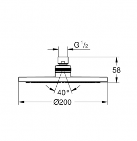 Душова система Grohe Eurosmart хром 25183004