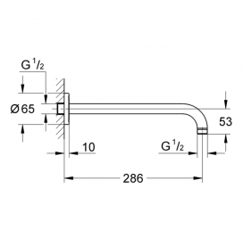Душова система Grohe Eurosmart хром 25183004
