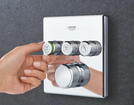 Душова система Grohe Grohtherm SmartControl з термостатом на 3 споживача хром UA26415SC6