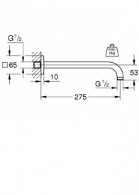 Душова система Grohe Grohtherm SmartControl Cube хром 23409SC2