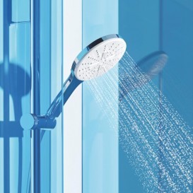 Душевая система Grohe Rainshower SmartActive 310 Mono с термостатом белая луна 26647LS0