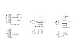 Душева система Grohe Vitalio Comfort 250 з набором аксесуарів для ванної хром 2698540961BF
