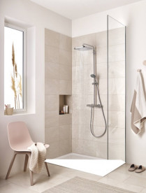 Душевая система Grohe Vitalio Start 250 Cubе с термостатом хром 26696000