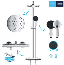 Душова система Grohe Vitalio Start 250 з термостатом хром 26677001