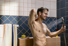 Душова система Hansgrohe Activera S 240 1jet EcoSmart Varia із змішувачем хром 28875000