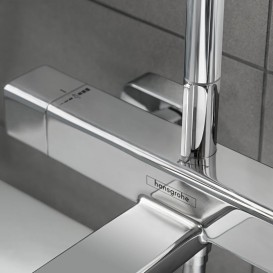 Душевая система Hansgrohe Croma E Showerpipe 280 1jet с верхним и ручным душем хром 27687000