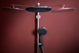 Душевая система Hansgrohe Raindance Alive S Puro Showerpipe 300 1jet EcoSmart+ с термостатом хром 24594000