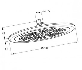Душова система Kludi Freshline Dual Shower System з термостатом 6709205-00
