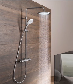 Душова система Kludi Freshline Dual Shower System з термостатом 6709205-00