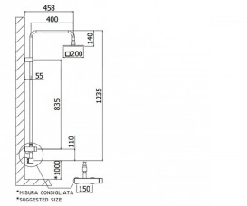 Душевая система Paffoni хром ZCOL 607 CR