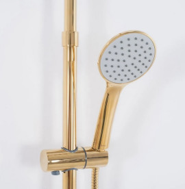 Душевая система Rea Aldi со смесителем золото REA-P8802
