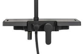 Душова система Rea Bravo із змішувачем чорний REA-P0636