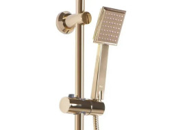 Душевая система Rea Bravo со смесителем золото REA-P4120