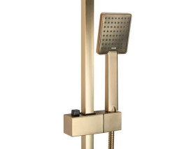Душова система Rea Jack із змішувачем матове золото REA-P7050