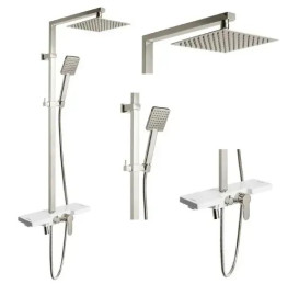 Душова система Rea Lucas зі змішувачем хром REA-P0221