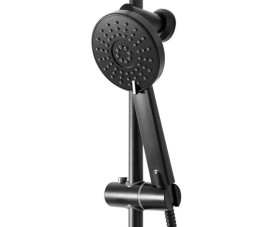 Душова система Rea Luis із змішувачем чорний REA-P7005