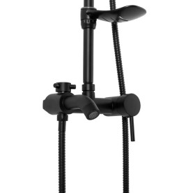 Душова система Rea Luis із змішувачем чорний REA-P7005