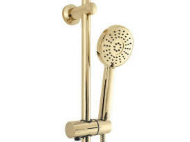 Душевая система Rea Luis со смесителем золото REA-P7006