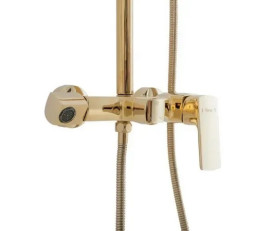 Душова система Rea Roger зі змішувачем золото REA-P0692