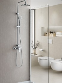 Душова система Roca Victoria-T з одноважільним змішувачем A5A9725C00