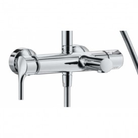 Душевая система с однорычажным смесителем для ванны и душа KLUDI LOGO DUAL латунь/пластик хром 6808305-00