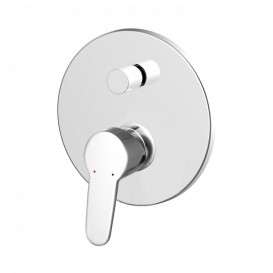 Душевая система скрытого монтажа Devit Hotel Line с верхним и ручным душем латунь/пластик хром 19126101