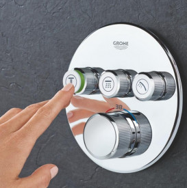 Душевая система скрытого монтажа Grohe Grohtherm SmartControl хром UA34614SC3